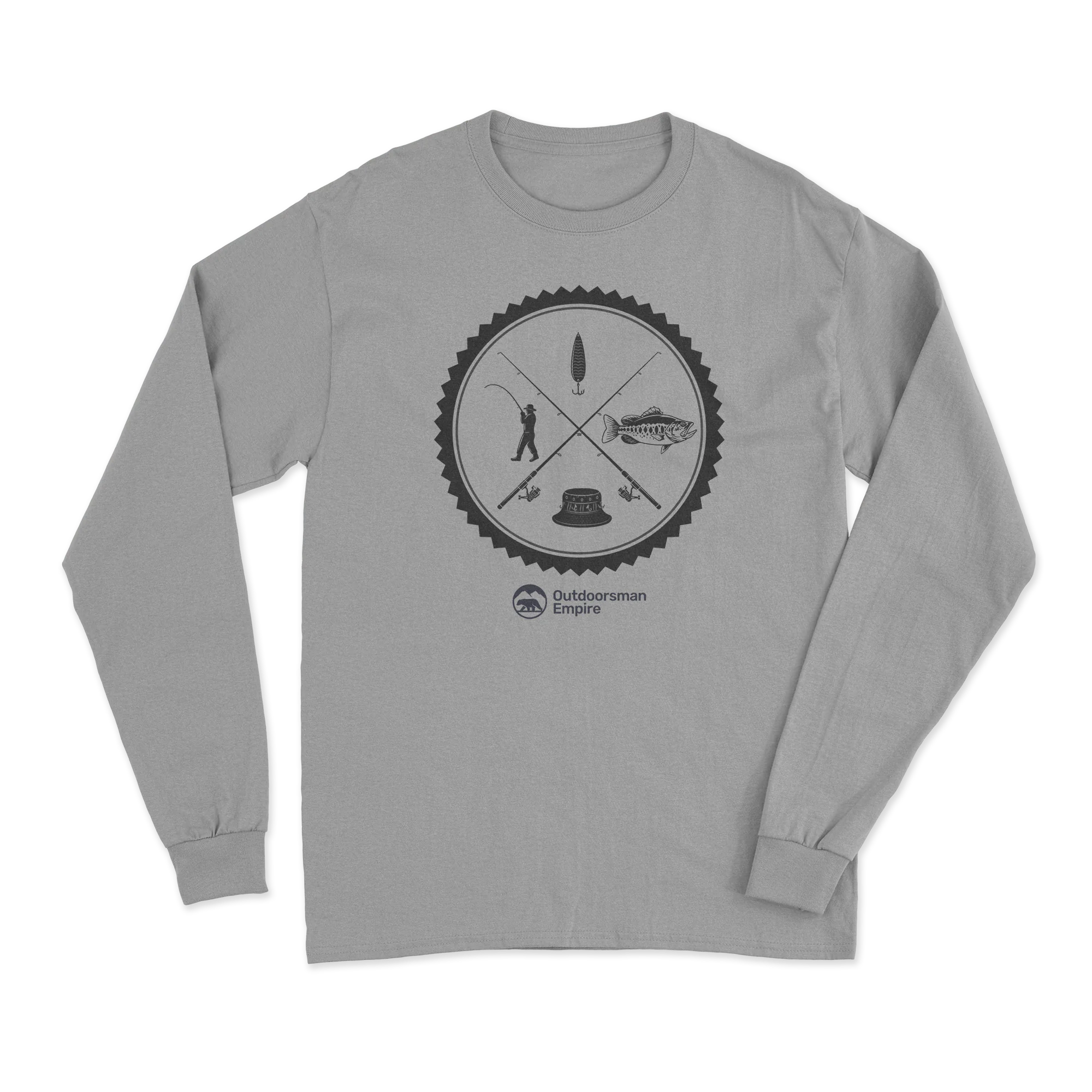 Fishing Vintage v2 Men Long Sleeve Shirt